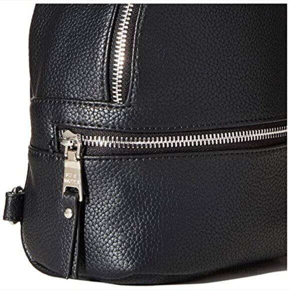 Mini Backpack Faux Leather Rectangular Baguette Style Two Compartments main image 7